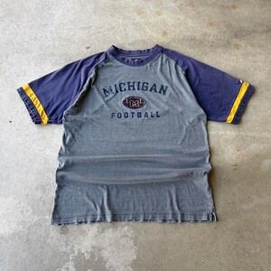 90s michigan football raglan tee
